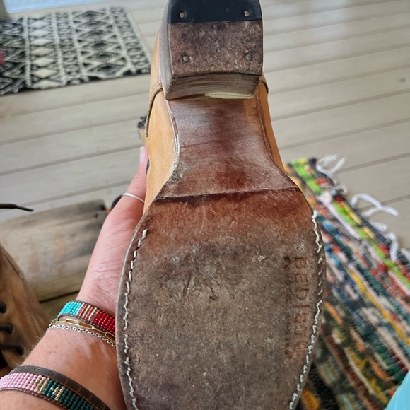 BedStu boot lace up tan rustic size 11 - Picture 8 of 8